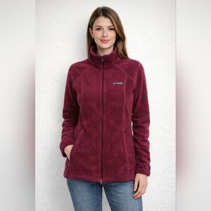 Columbia Size M Purple Fleece Jacket